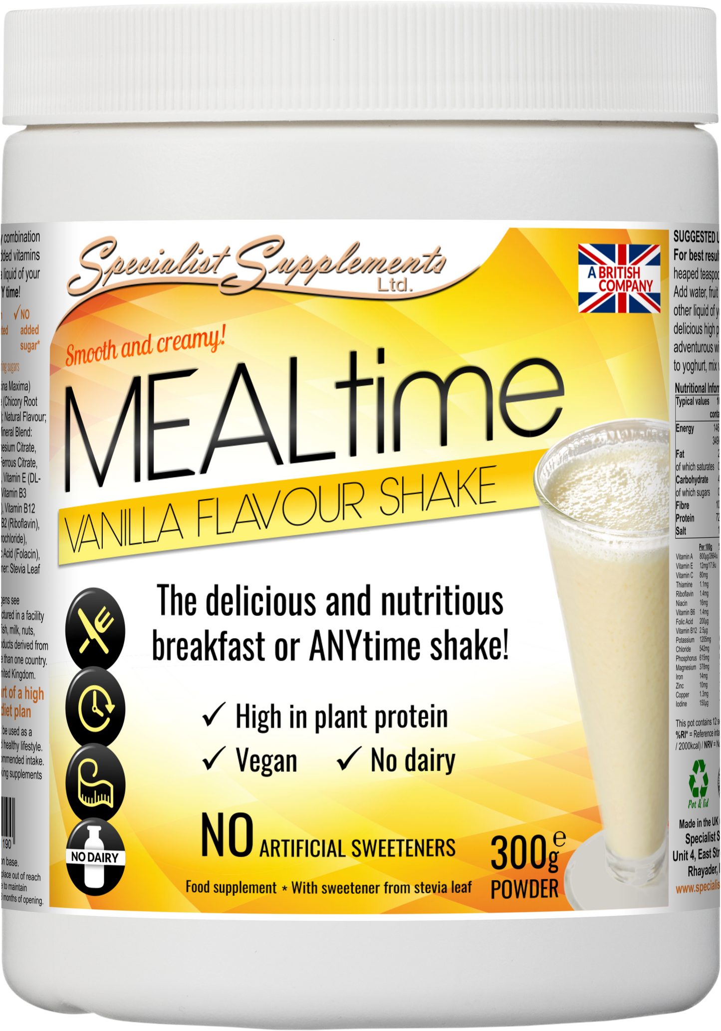 MG|BG MEALtime (Vanilla Flavour)