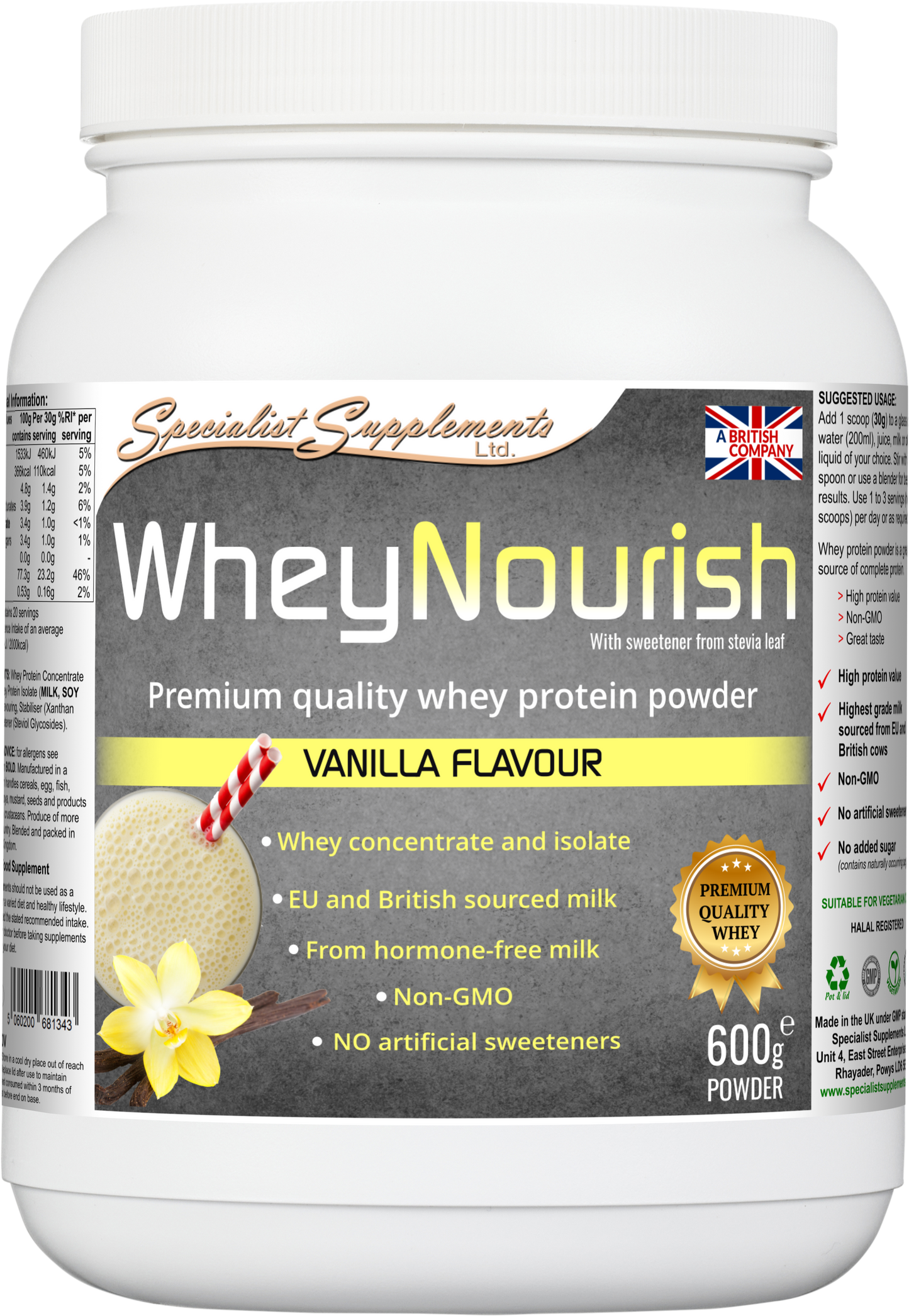 MG|BG WheyNourish (Vanilla Flavour)
